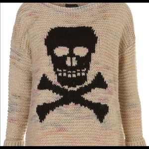 Topshop Skull and Crossbones Sweater